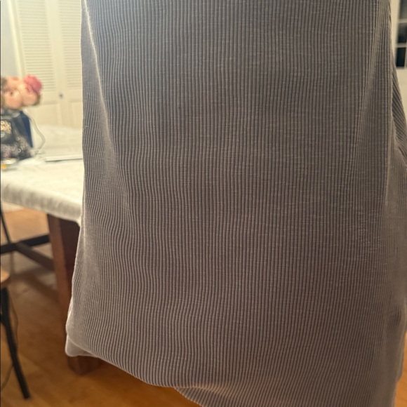 Zara Light Gray Ribbed Tank Top - Picture 3 of 7